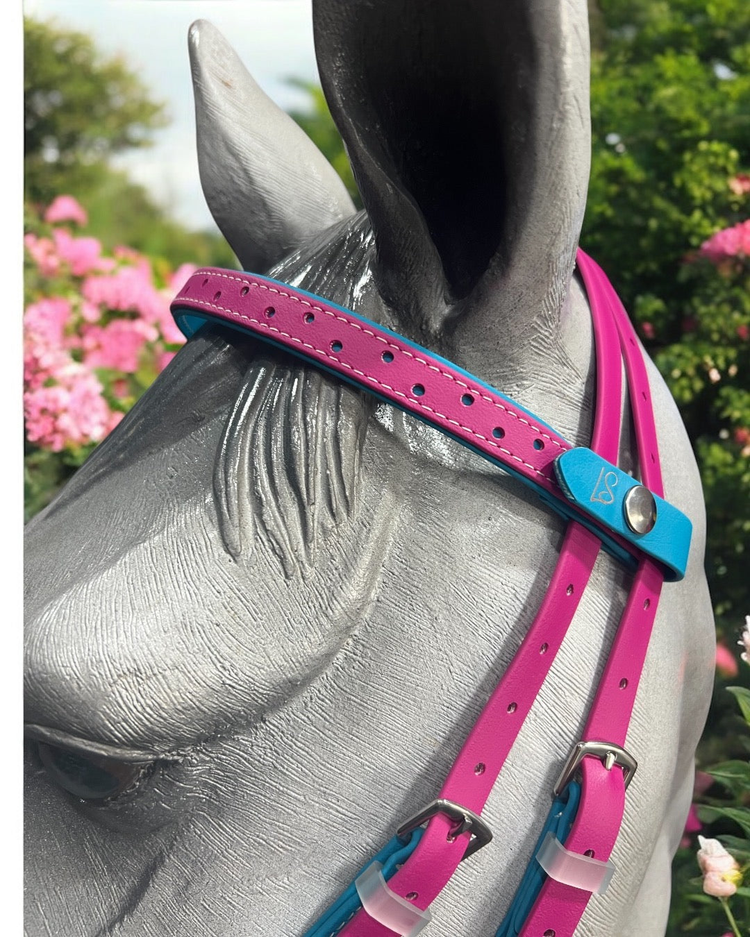 LS Deux 2-Part Detailed Endurance Bridle - Premium Style with Enhanced Noseband and Browband