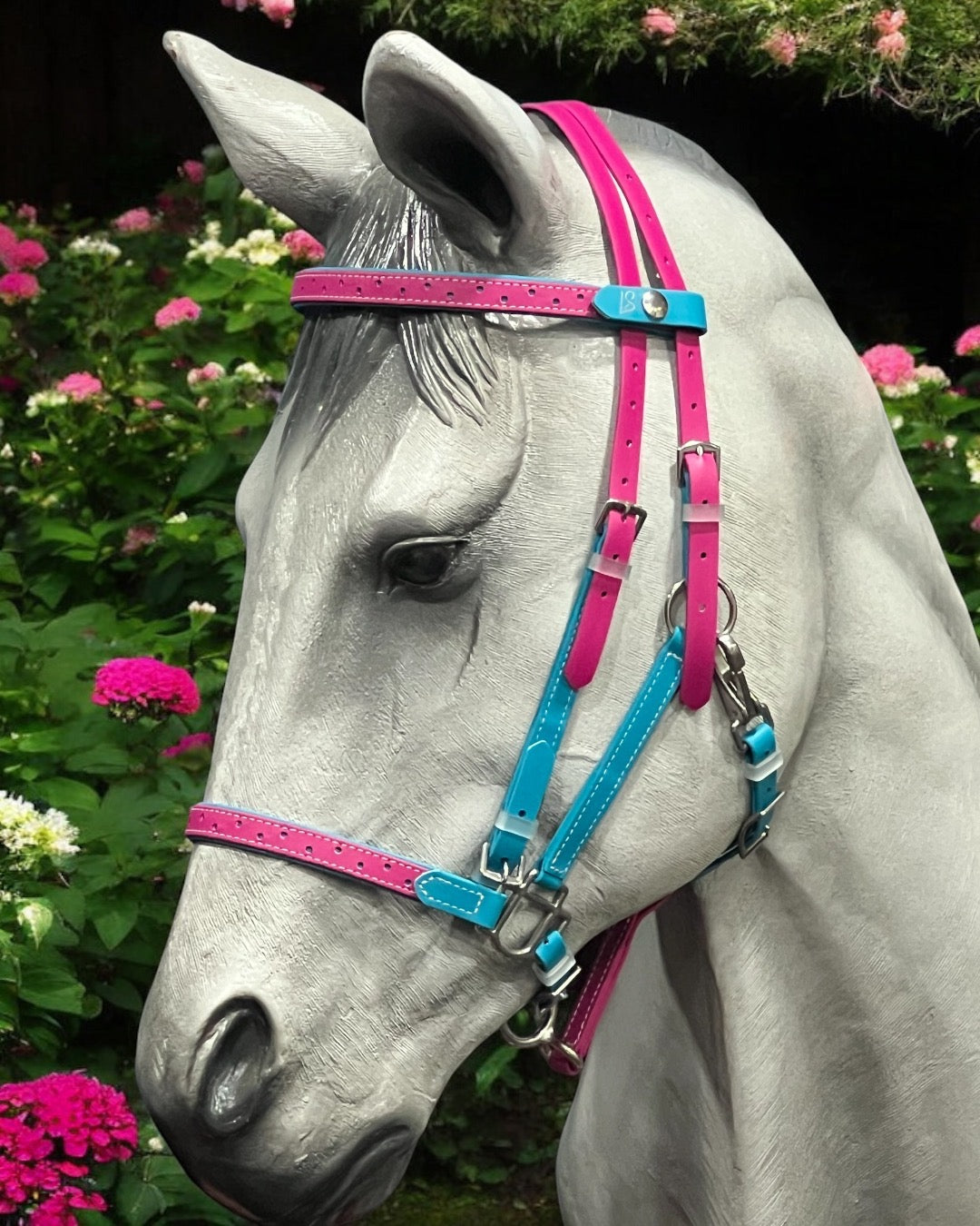 LS Deux 2-Part Detailed Endurance Bridle - Premium Style with Enhanced Noseband and Browband