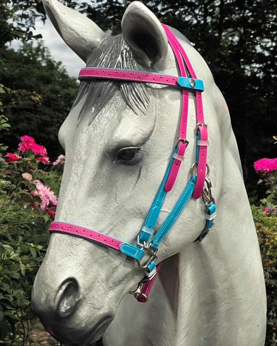 LS Deux 2-Part Detailed Endurance Bridle - Premium Style with Enhanced Noseband and Browband