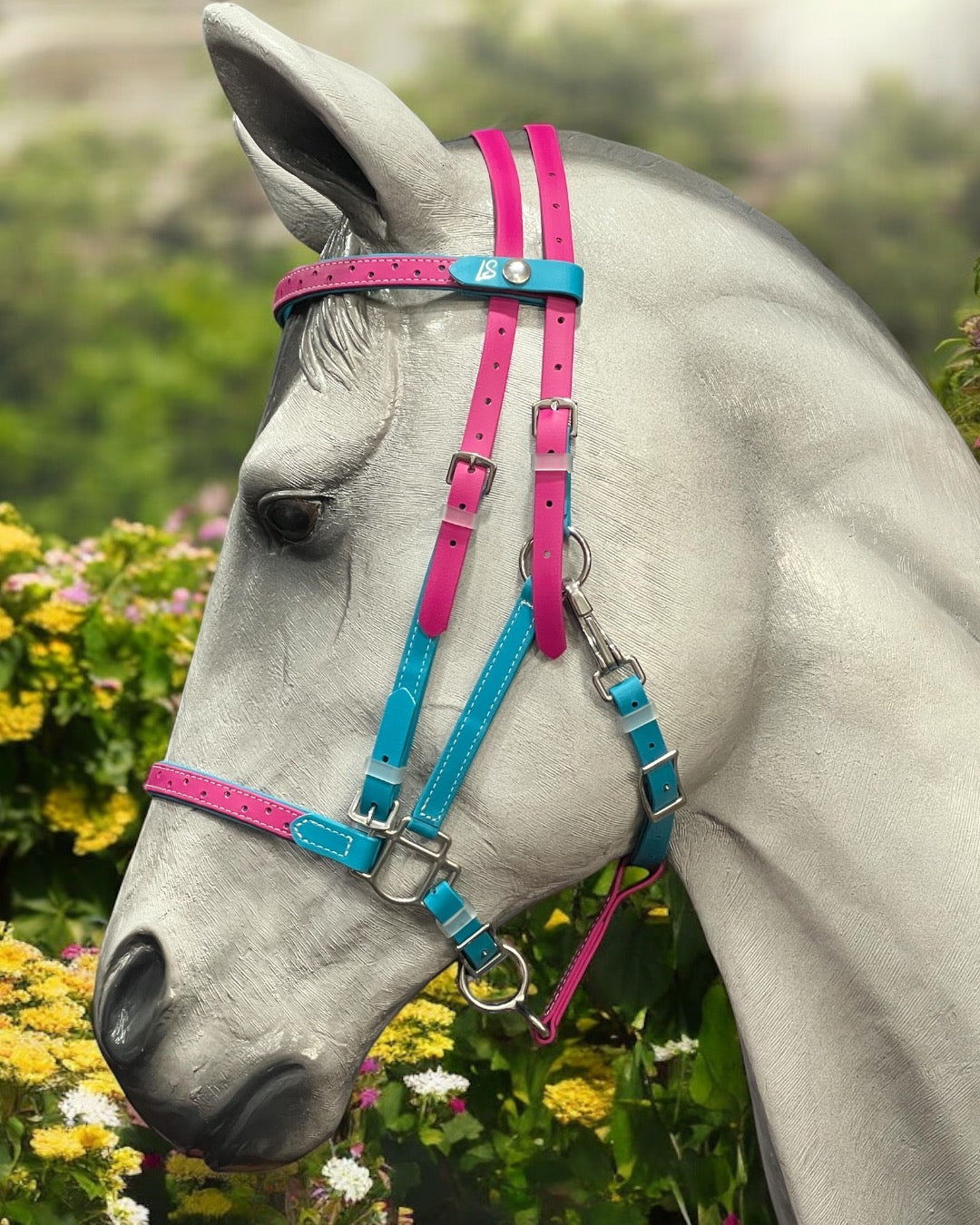 LS Deux 2-Part Detailed Endurance Bridle - Premium Style with Enhanced Noseband and Browband