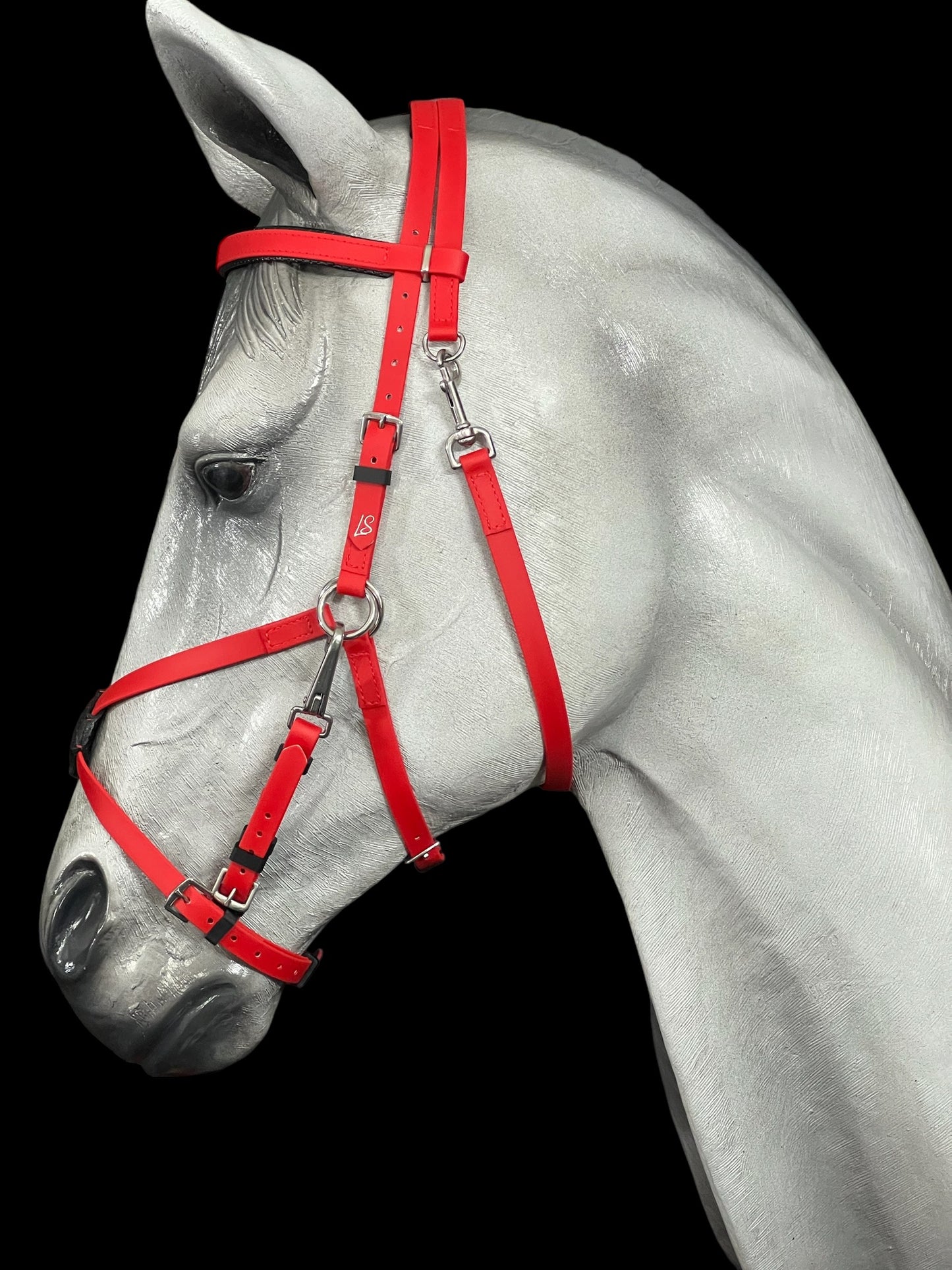 Biothane®️ Grackle Bridle, grackle bridle, grackle, endurance bridle, horse bridle, biothane bridle, bit hangers, equestrian bridle, bridle, red bridle, grackle noseband 