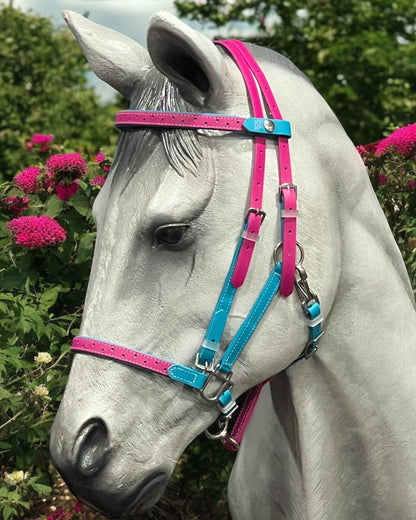 LS Deux 2-Part Detailed Endurance Bridle - Premium Style with Enhanced Noseband and Browband